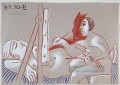 Der Künstler und sein Modell L artiste et son modele 3 1970 Kubismus Pablo Picasso